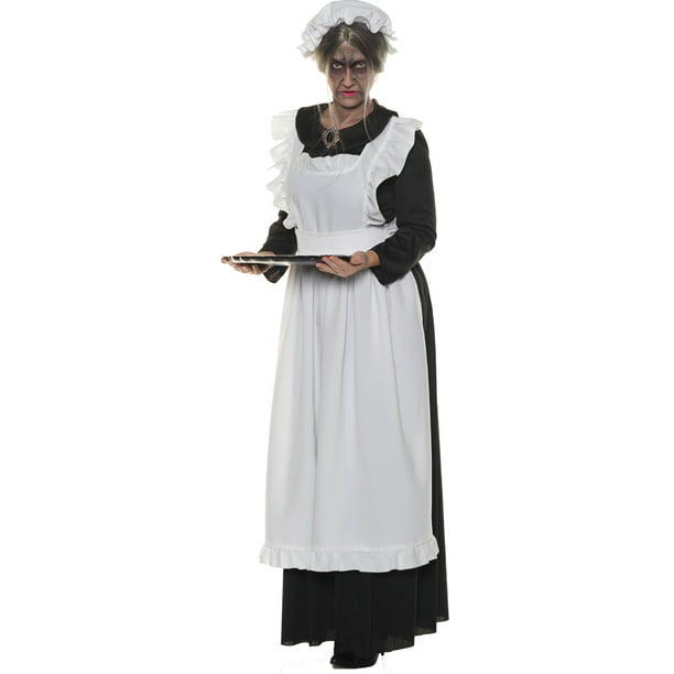 Pioneer Woman Prairie Pilgrim Olden Day Colonial Victorian Maid Grandma Costume 